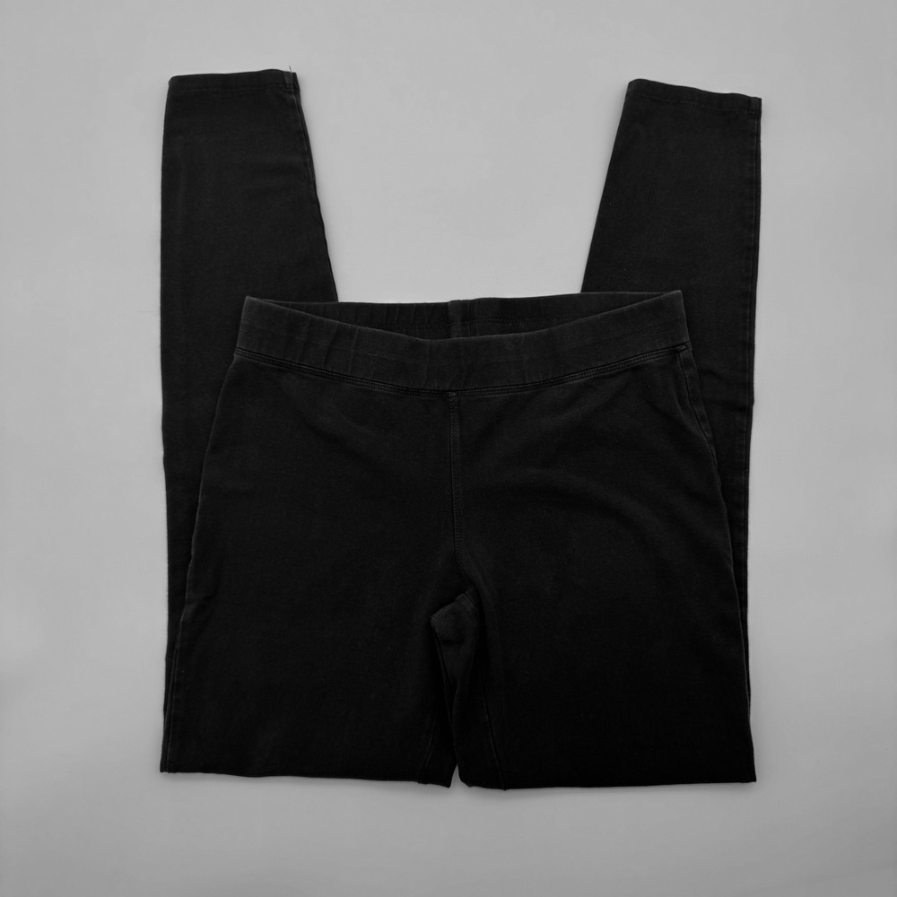 Express Womens High Waisted Cotton Leggings Black Size S Small